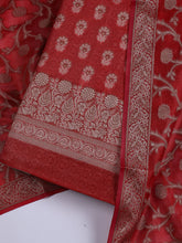 Banarasi Chanderi Unstitched Suit With Dupatta